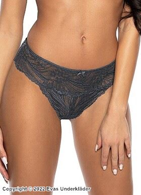 Romantic cheeky panties, soft lace, flowers